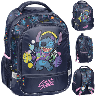 Lilo and Stitch Paso viackomorový školský batoh Shades of purple, Shades of blue, Multicolor 19 l